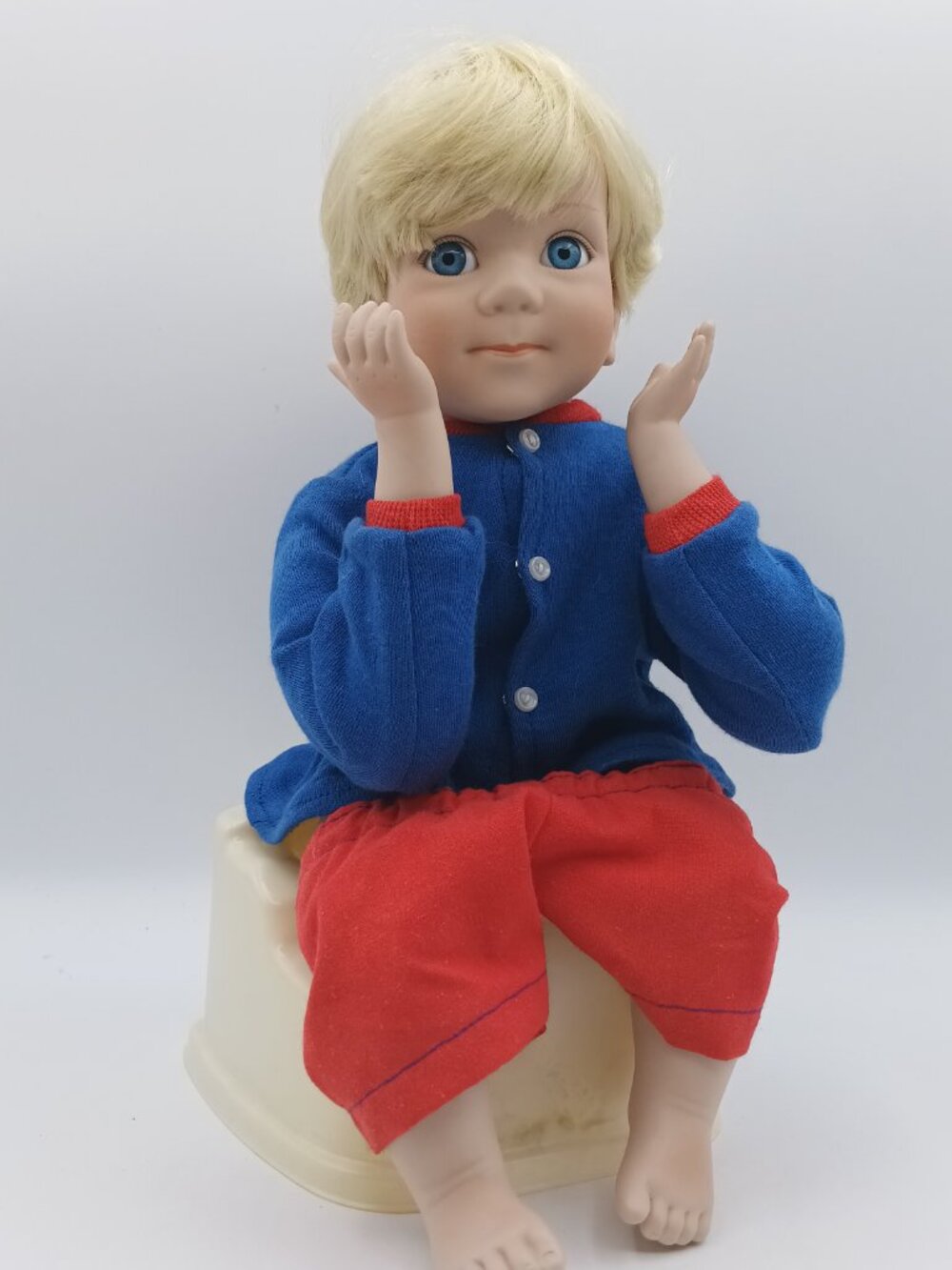 Vintage 1992 Danbury Mint "Brian" By Elke Hutchens, Porcelain Doll